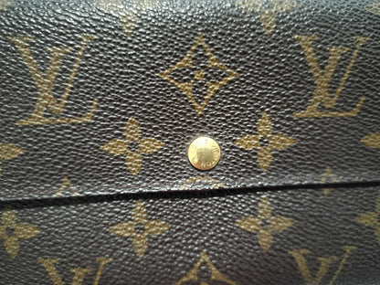 LOUIS VUITTON Monogram Portefeuille Sarah Wallet