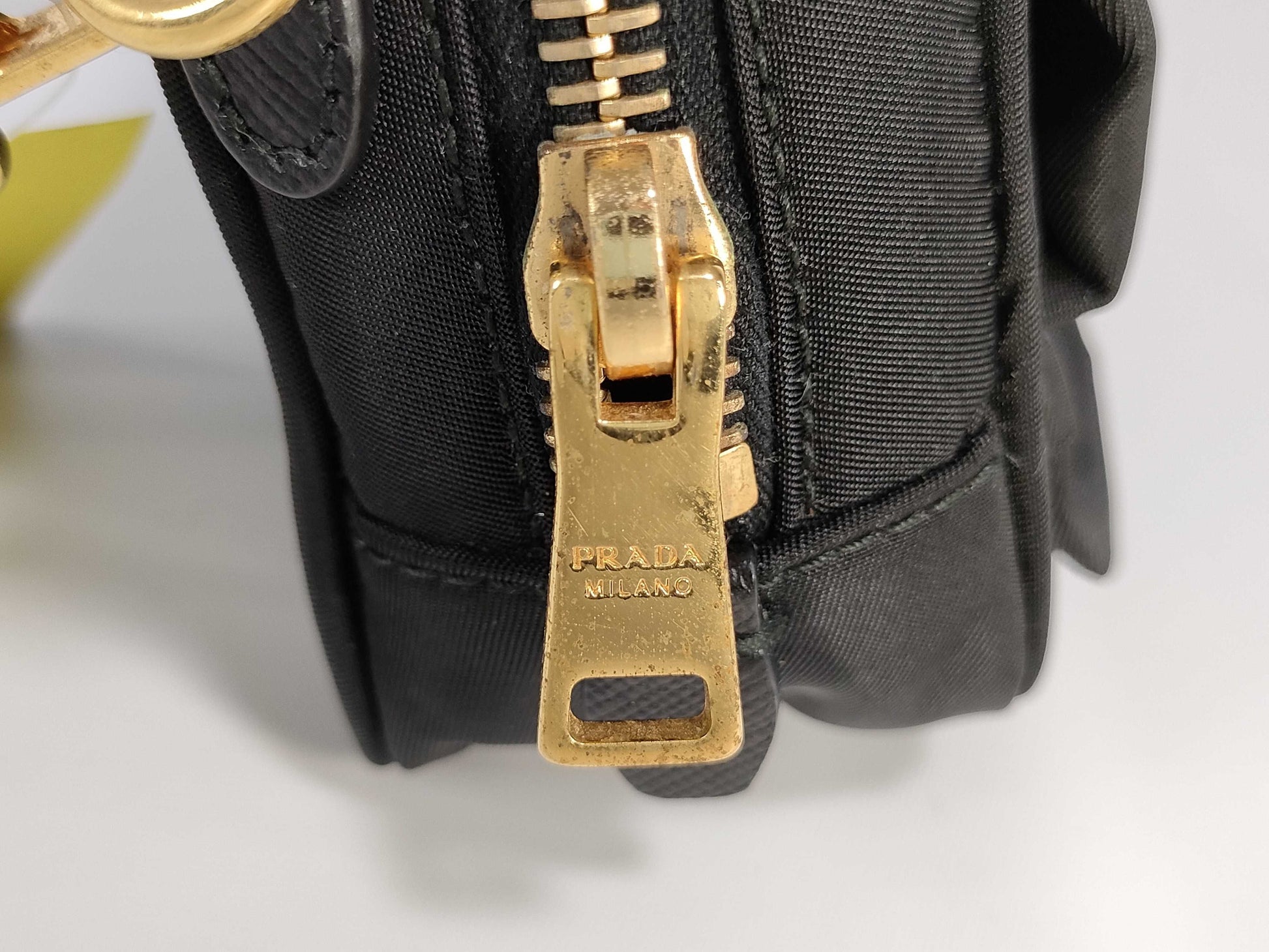 PRADA Nylon Shoulder Ribbon Shoulder Bag