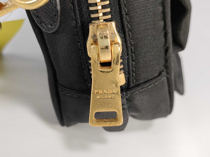 PRADA Nylon Shoulder Ribbon Shoulder Bag