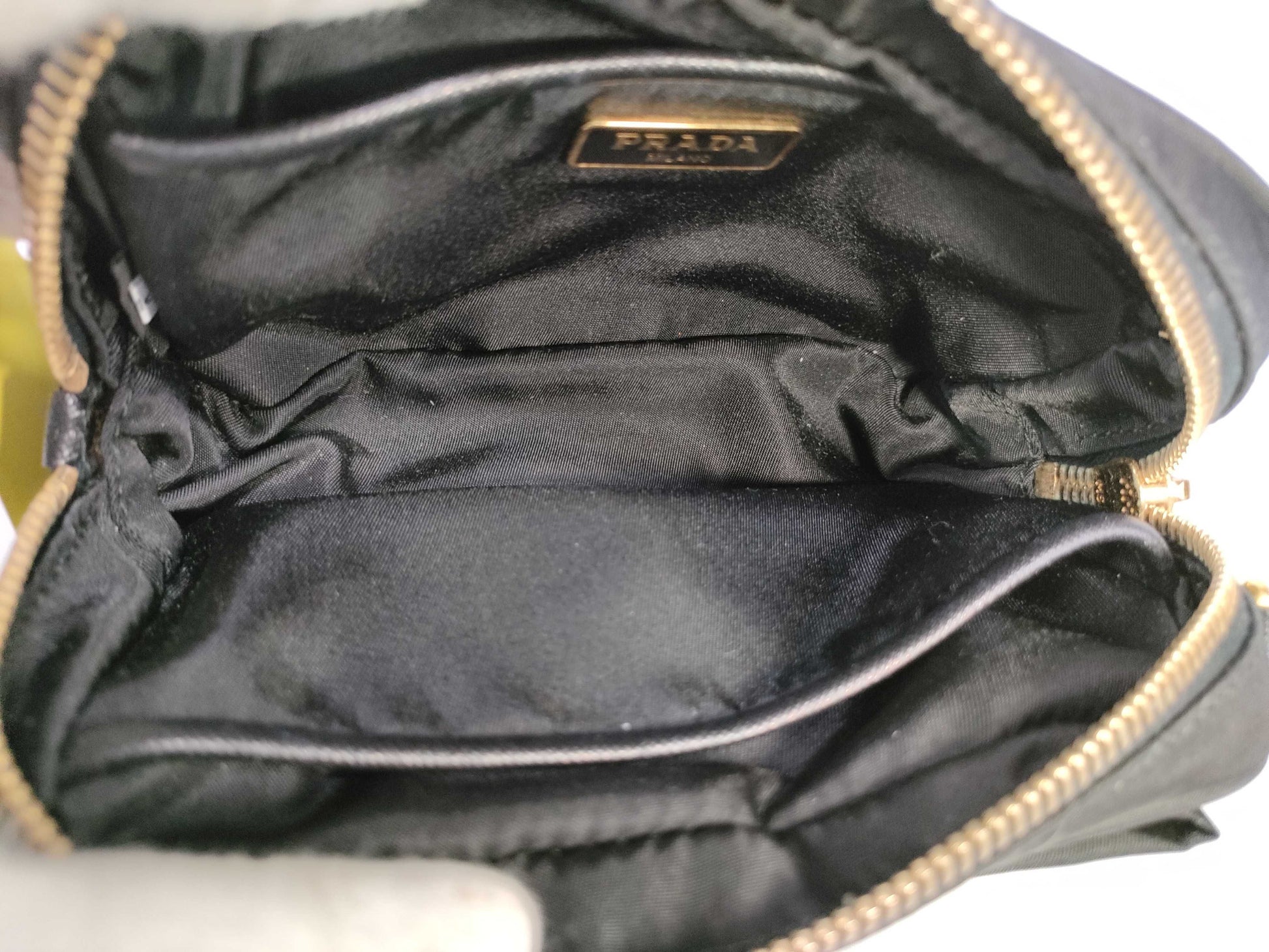 PRADA Nylon Shoulder Ribbon Shoulder Bag