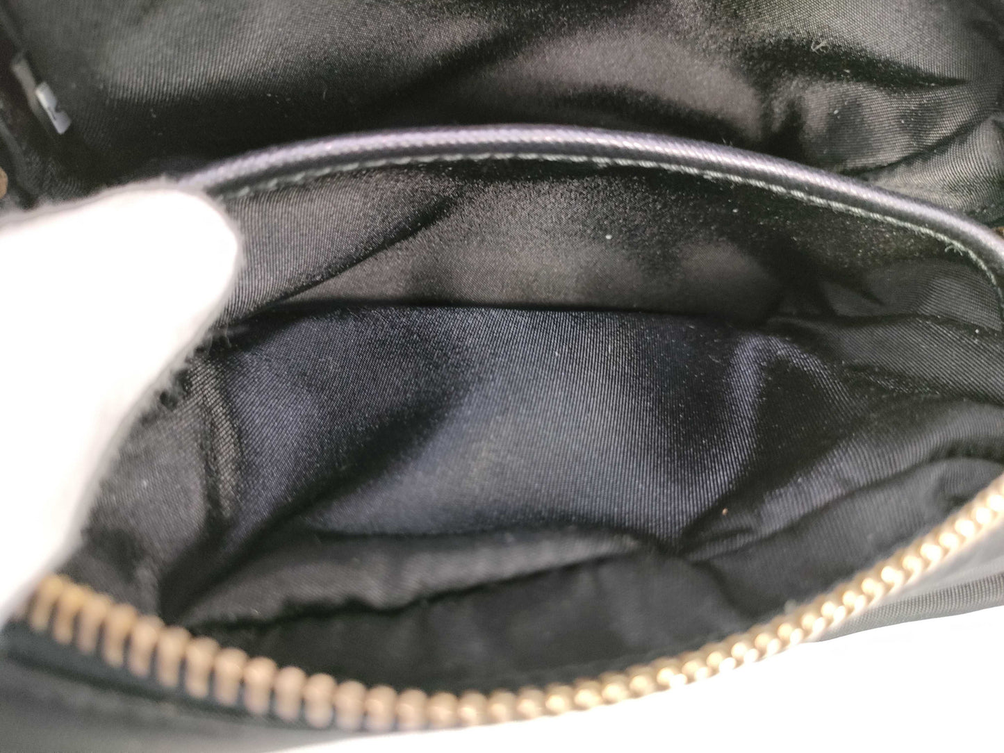 PRADA Nylon Shoulder Ribbon Shoulder Bag