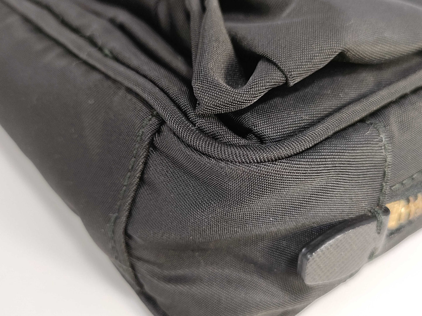 PRADA Nylon Shoulder Ribbon Shoulder Bag