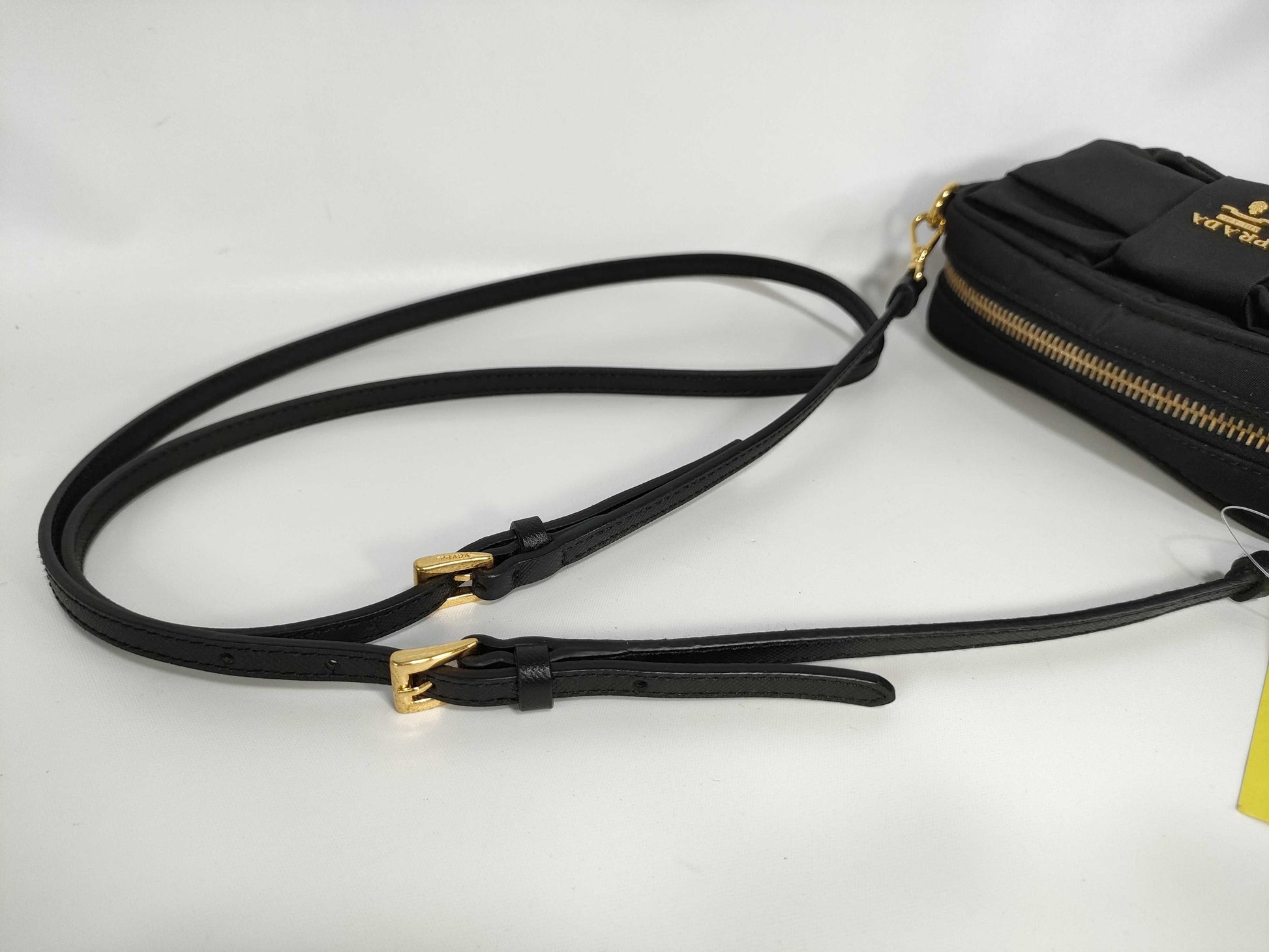 PRADA Nylon Shoulder Ribbon Shoulder Bag