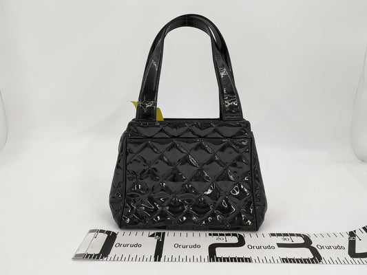 CHANEL Enamel Quilted Handbag