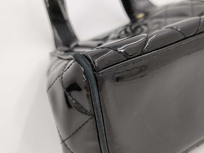 CHANEL Enamel Quilted Handbag