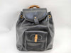 GUCCI Bamboo Leather Backpack in Black