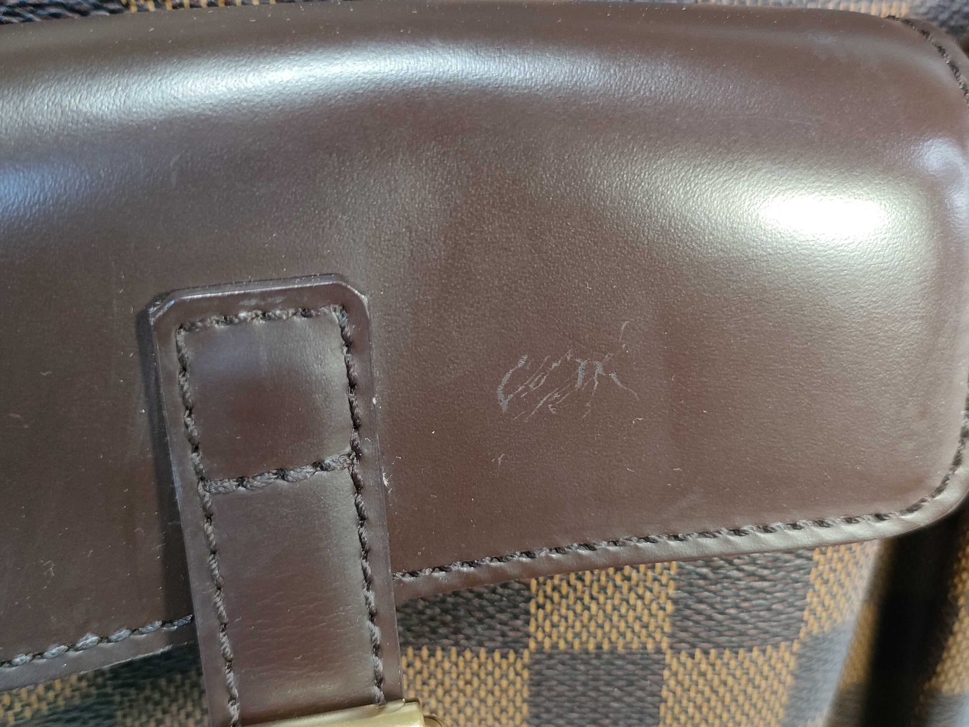 LOUIS VUITTON [Serial Number] RFID Unverifiable Damier N51128 Uzes Tote Bag
