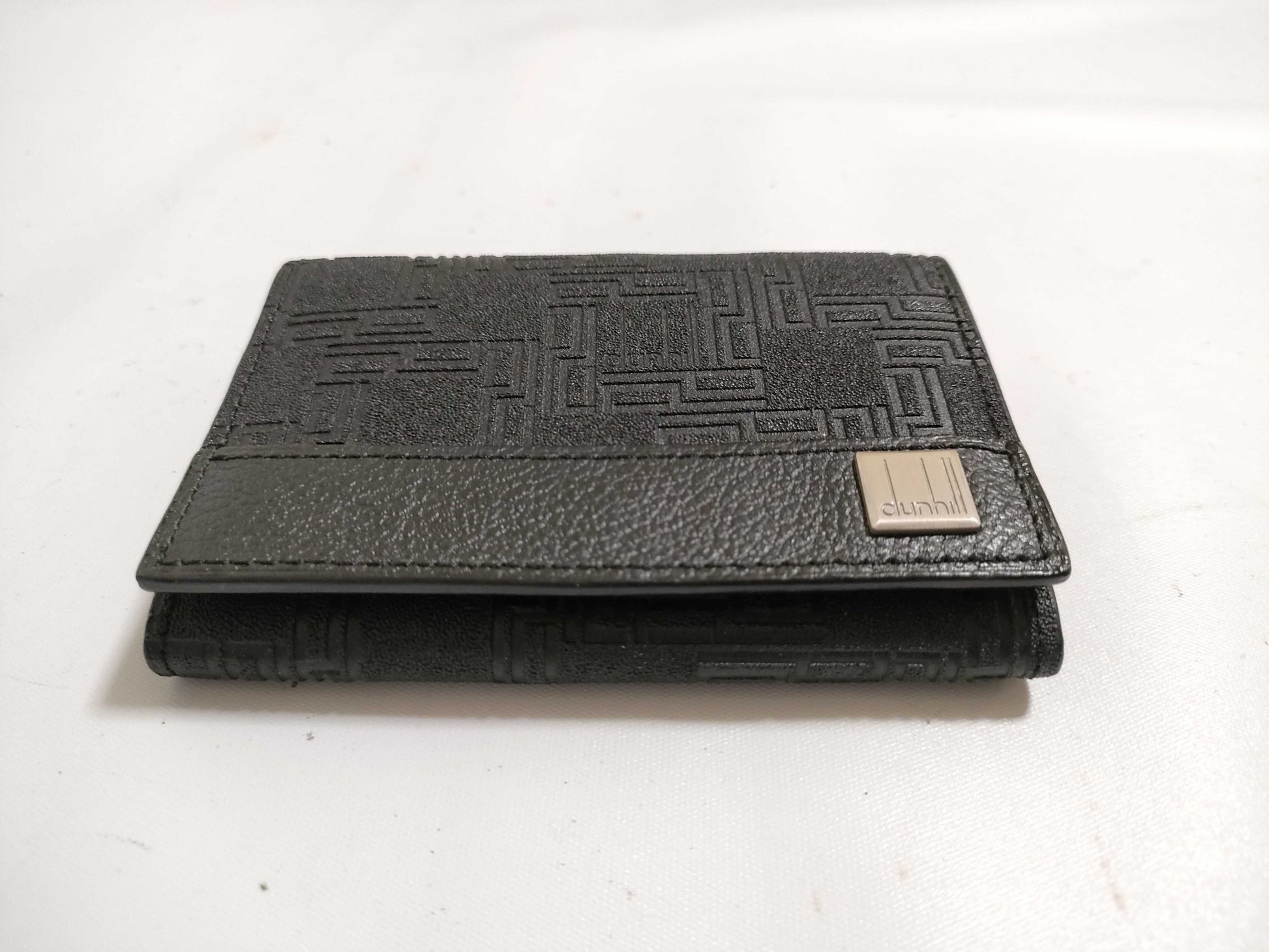Dunhill Leather Patterned Card Case, Card Case, Pass Case, Business Card Case
