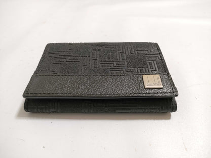 Dunhill Leather Patterned Card Case, Card Case, Pass Case, Business Card Case