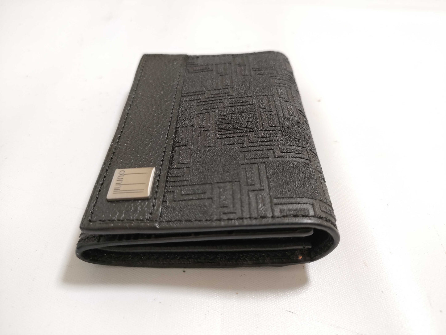 Dunhill Leather Patterned Card Case, Card Case, Pass Case, Business Card Case