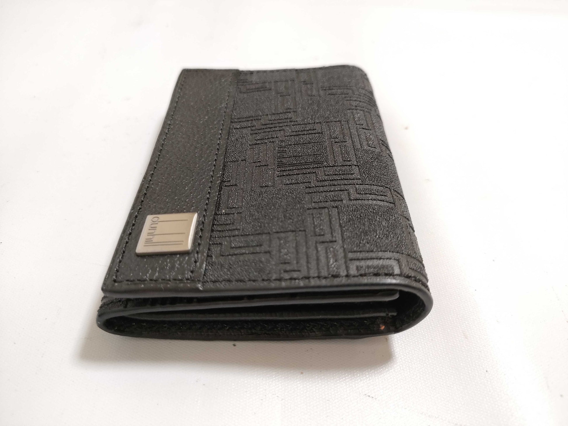 Dunhill Leather Patterned Card Case, Card Case, Pass Case, Business Card Case
