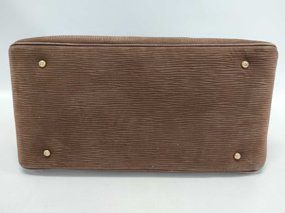 GIVENCHY Suede-Look Leather Handbag Brown