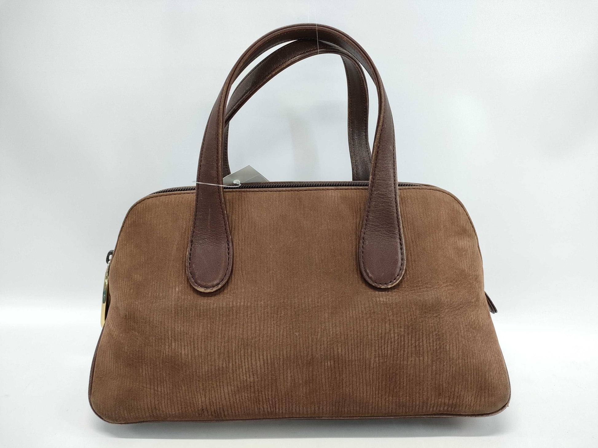 GIVENCHY Suede-Look Leather Handbag Brown