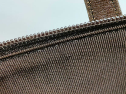 GIVENCHY Suede-Look Leather Handbag Brown