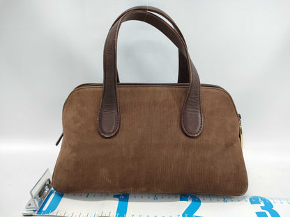 GIVENCHY Suede-Look Leather Handbag Brown