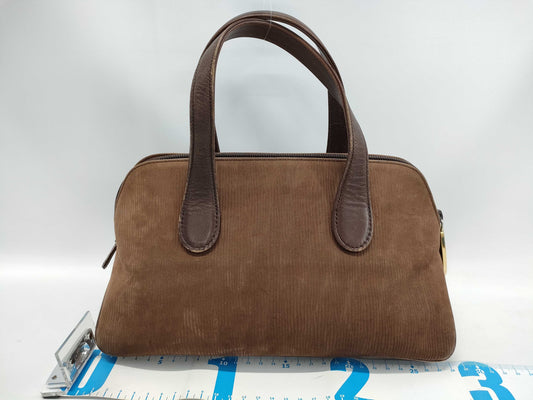 GIVENCHY Suede-Look Leather Handbag Brown