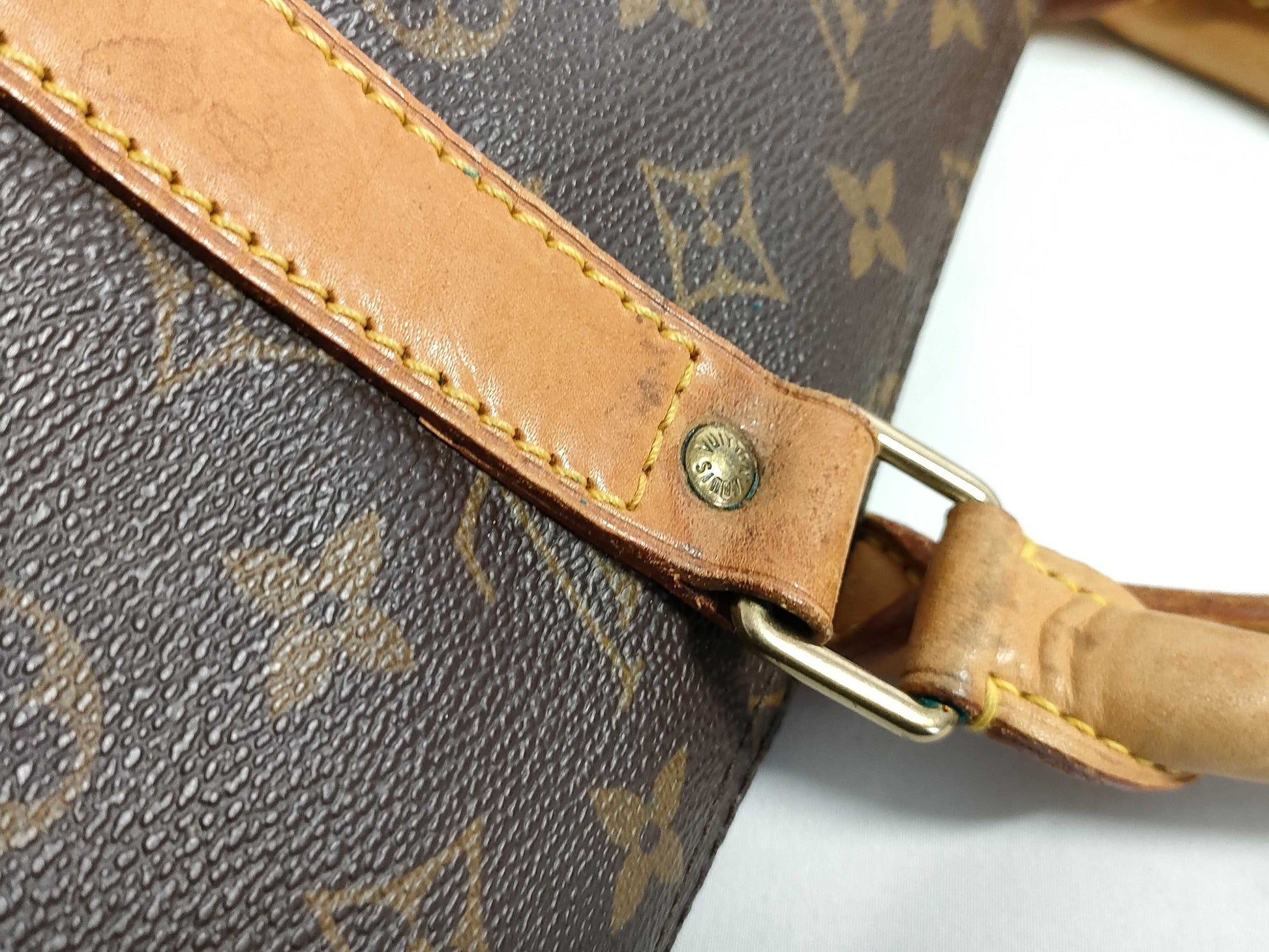 LOUIS VUITTON RFID Unavailable VI0933 Monogram Keepall Bandouliere 50 Boston Bag