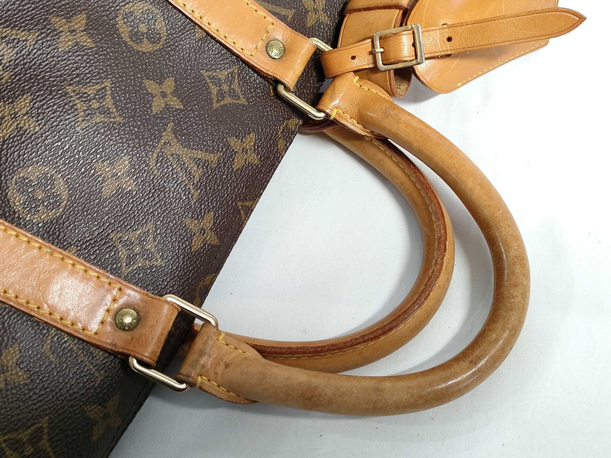 LOUIS VUITTON RFID Unavailable VI0933 Monogram Keepall Bandouliere 50 Boston Bag