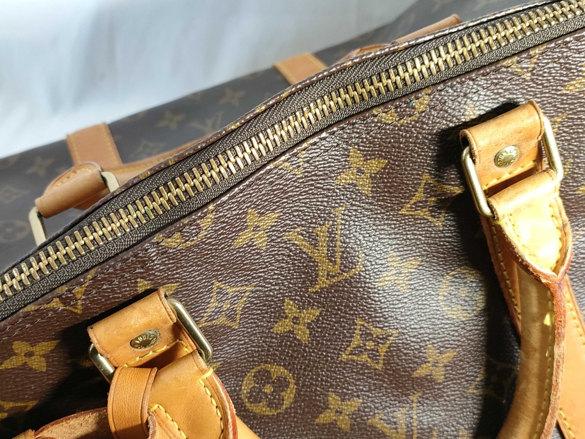 LOUIS VUITTON RFID Unavailable VI0933 Monogram Keepall Bandouliere 50 Boston Bag