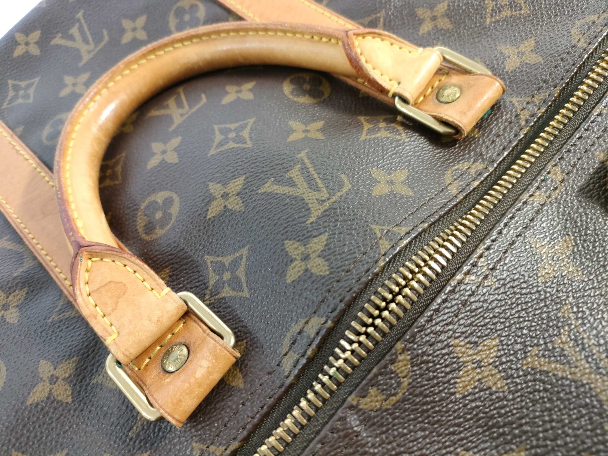 LOUIS VUITTON RFID Unavailable VI0933 Monogram Keepall Bandouliere 50 Boston Bag
