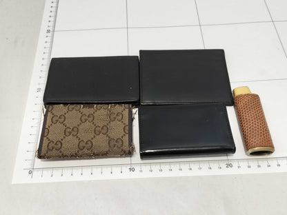 GUCCI Prada Key Case/Business Card Holder/Accessories 5-Piece Set Key Case/Key Holder