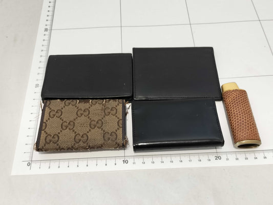 GUCCI Prada Key Case/Business Card Holder/Accessories 5-Piece Set Key Case/Key Holder