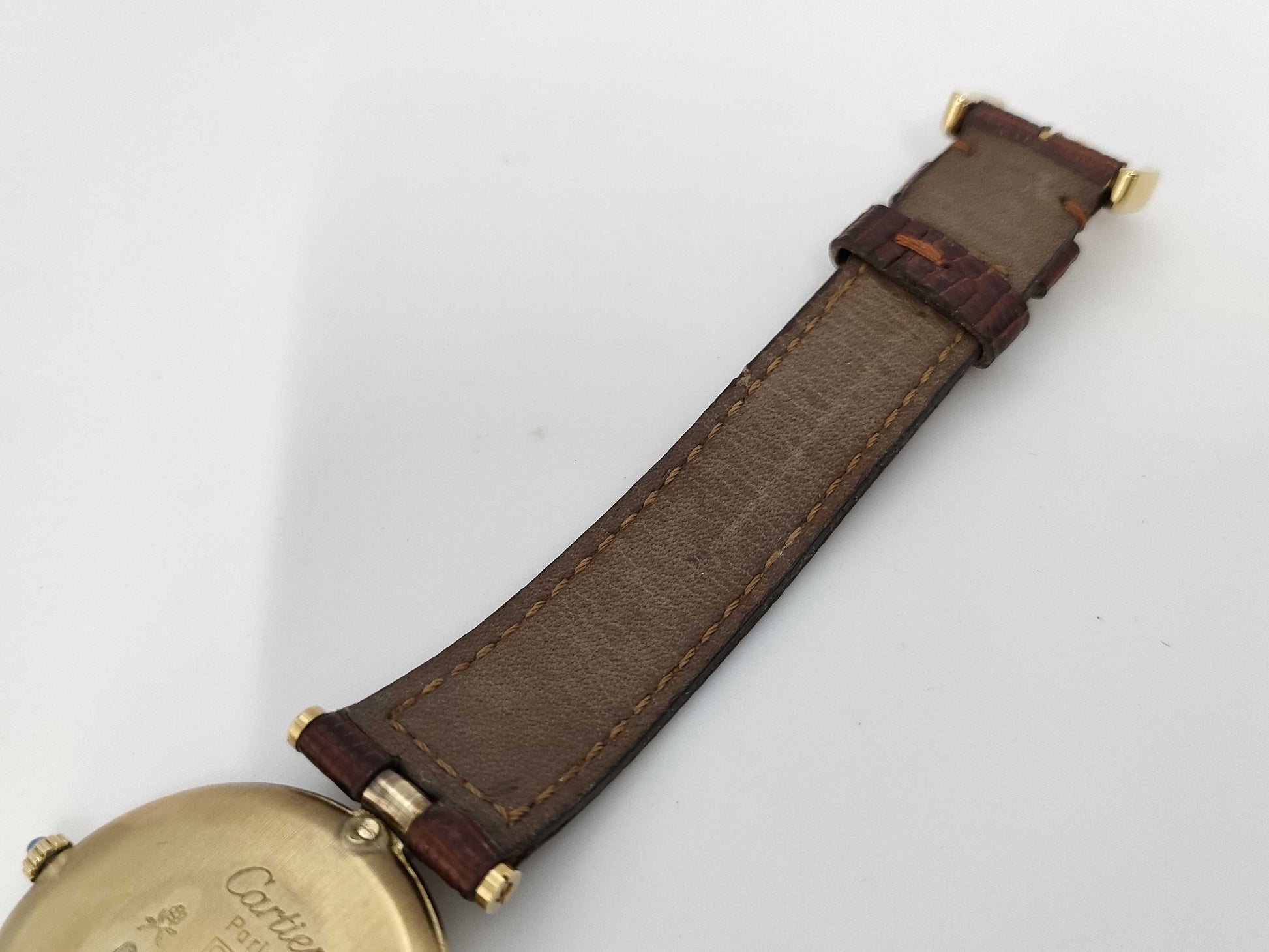 Cartier Must Vendôme 17 045102 Brown Quartz Unmoving Women's Watch