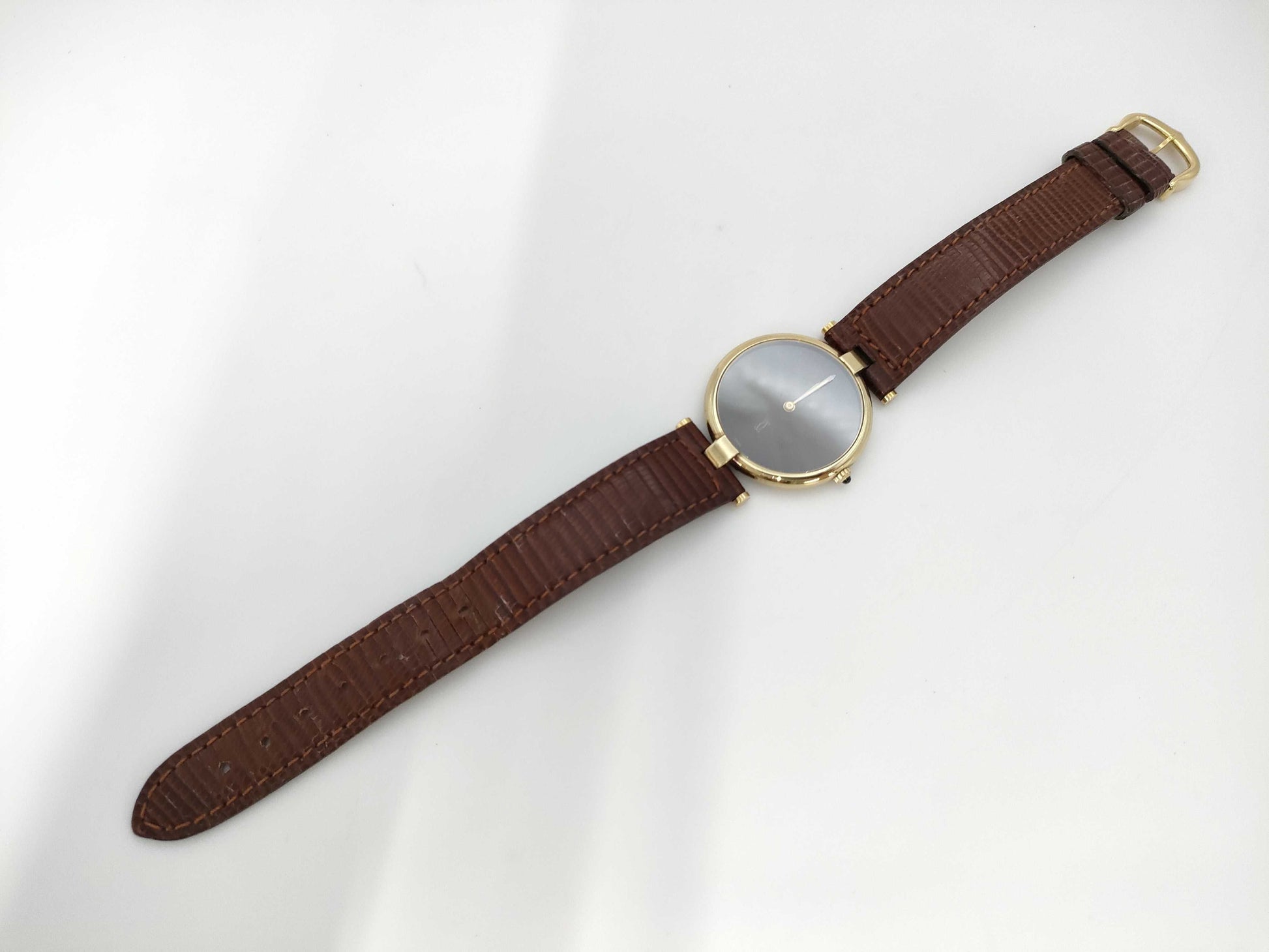 Cartier Must Vendôme 17 045102 Brown Quartz Unmoving Women's Watch