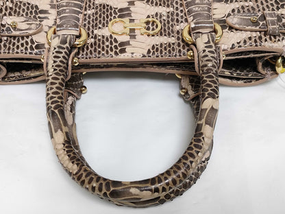 Salvatore Ferragamo Python 2-way handbag