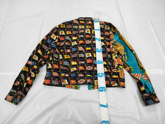 Versace patterned shirt jacket