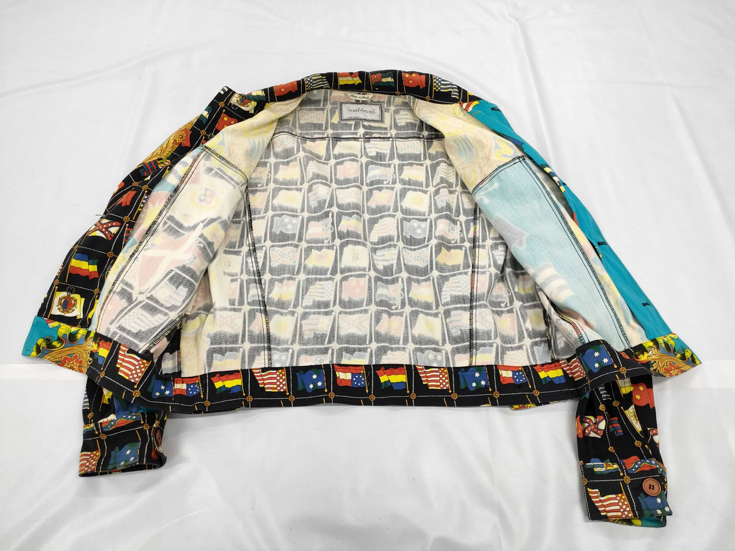 Versace patterned shirt jacket