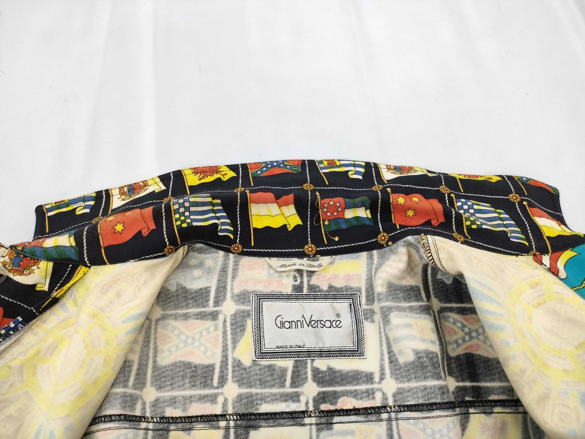 Versace patterned shirt jacket
