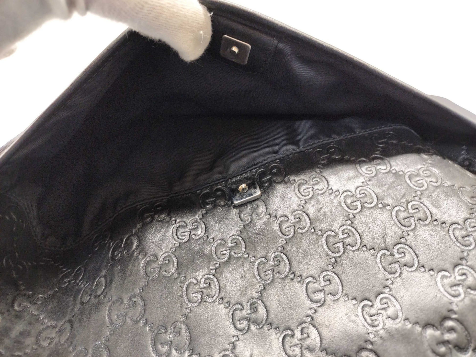 GUCCI Guccissima Shima Shoulder Bag 161322-214397