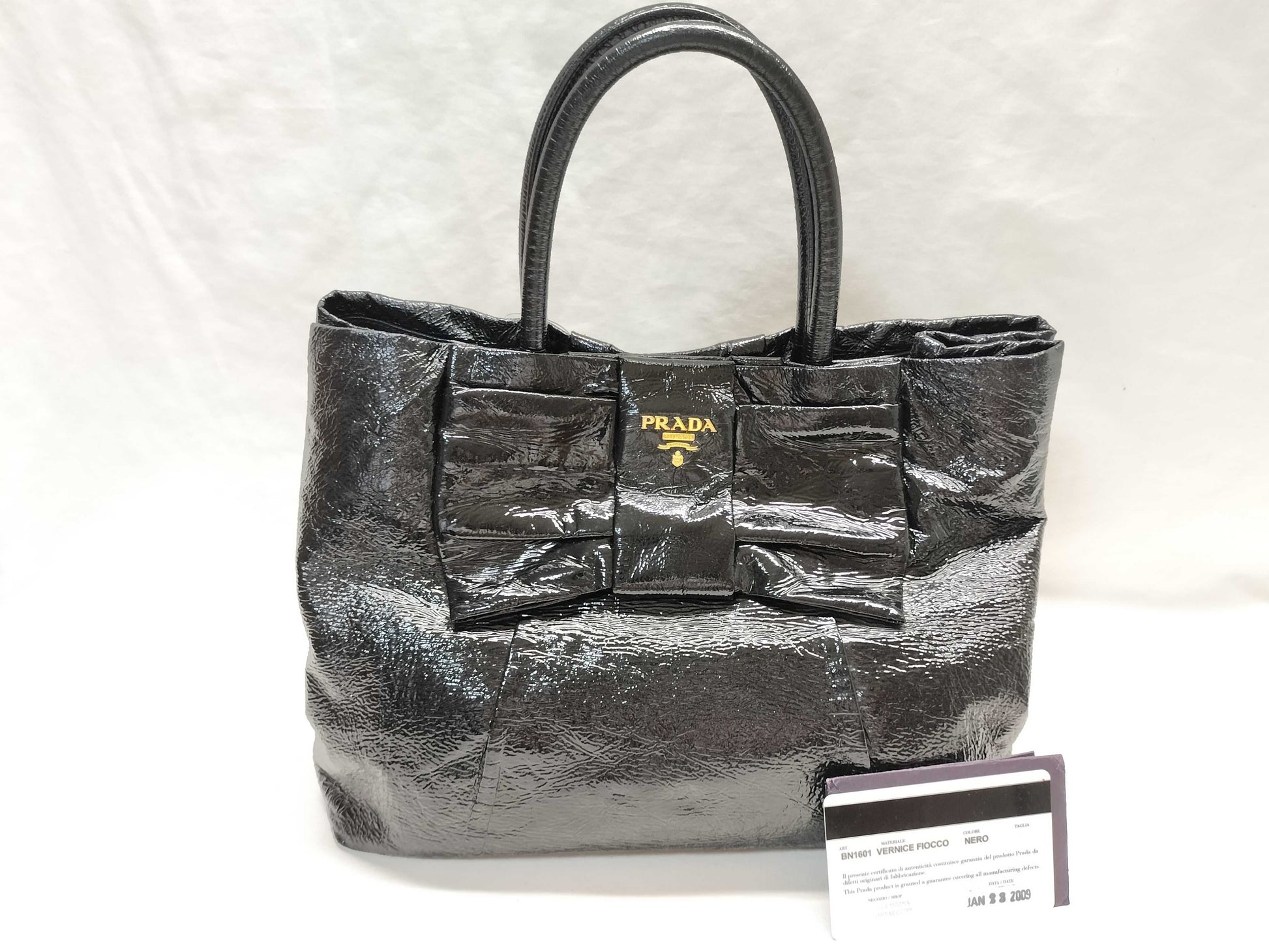 PRADA Ribbon Handbag Handbag