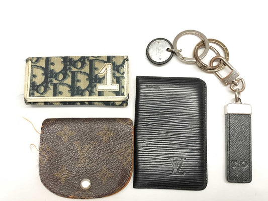 LOUIS VUITTON Monogram Epi/Taiga Accessories/DIOR Key Case Bundle