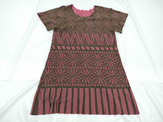 ISSEY MIYAKE Pleated Pattern Dress
