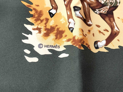 HERMES Carré 90/Africa/Scarf with tag