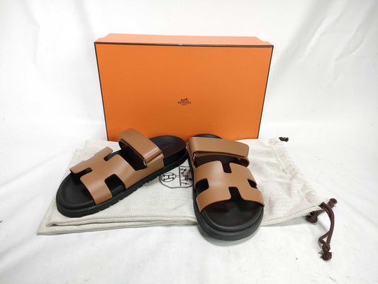 HERMES 365 Chypre Natural Sandals