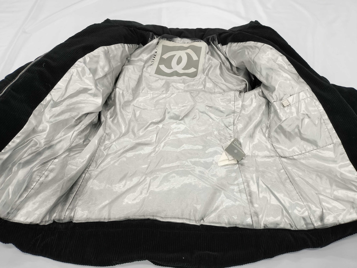 CHANEL Sports Zip-Up Outerwear Black Jacket