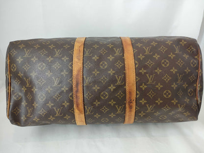 LOUIS VUITTON RFID verification failed. 832SD Monogram Keepall 50 Boston Bag.