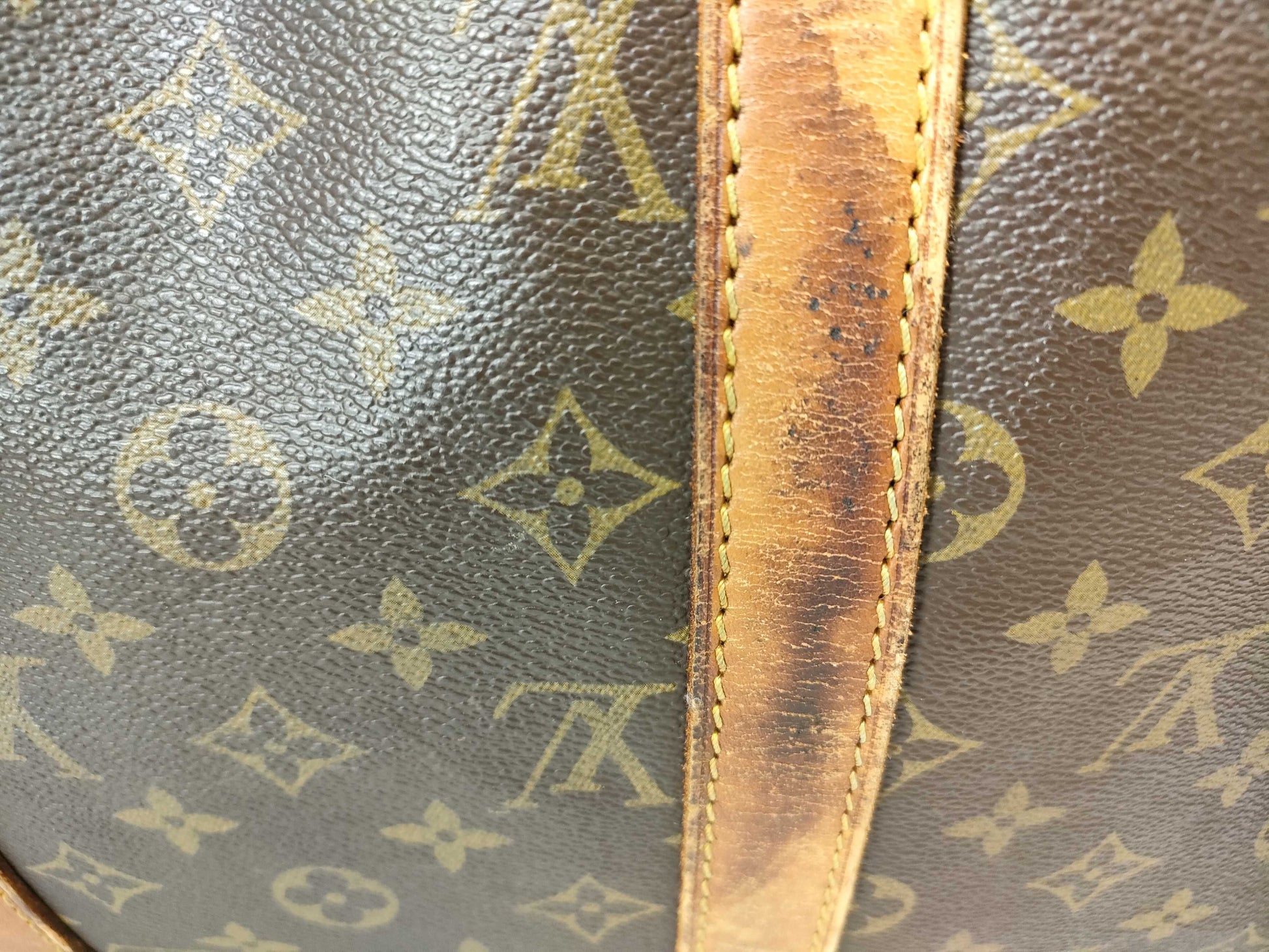 LOUIS VUITTON RFID verification failed. 832SD Monogram Keepall 50 Boston Bag.