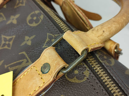 LOUIS VUITTON RFID verification failed. 832SD Monogram Keepall 50 Boston Bag.
