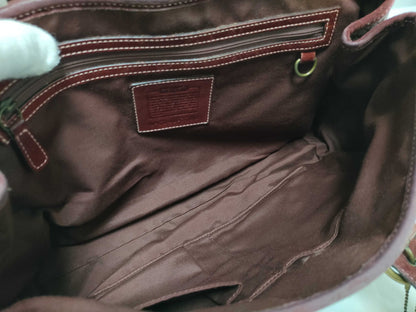 COACH F19708/7080 Mini Signature Leather Tote 