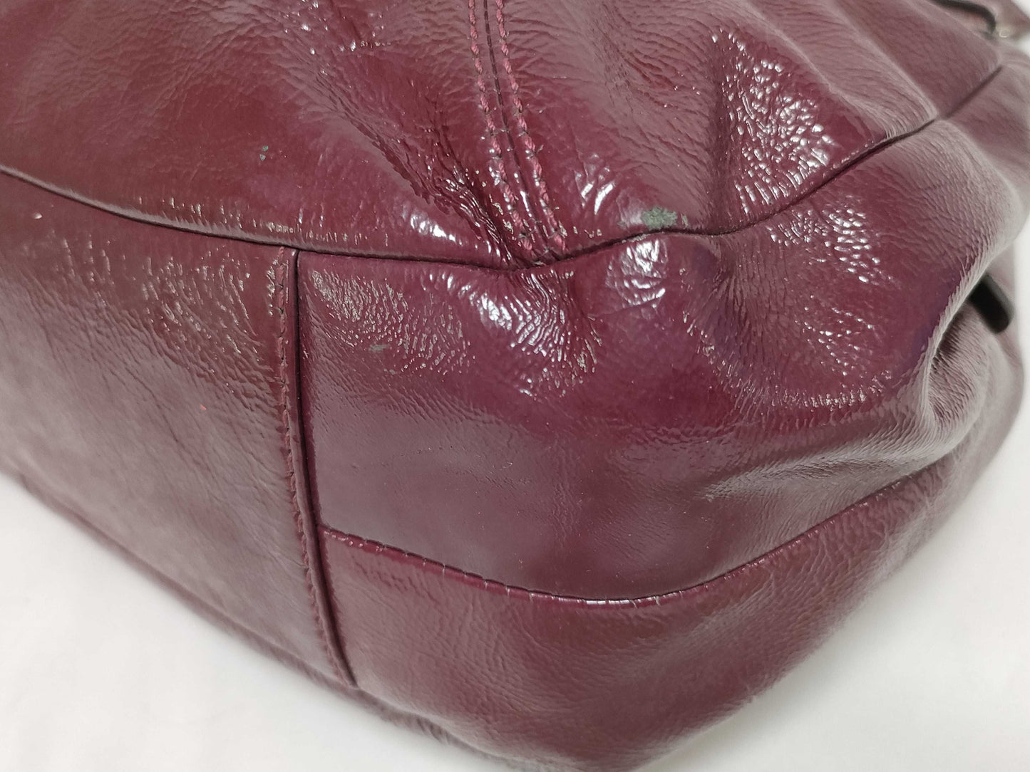 COACH F19708/7080 Mini Signature Leather Tote 