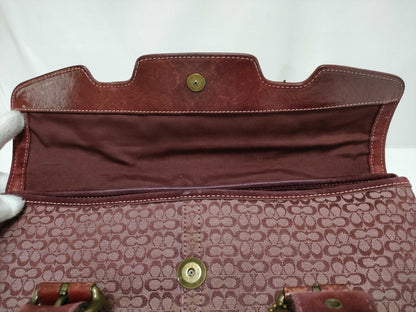 COACH F19708/7080 Mini Signature Leather Tote 