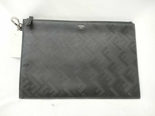 FENDI Shadow Slim Clutch Bag Clutch Bag