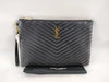 Yves Saint Laurent V-stitch clutch bag clutch bag