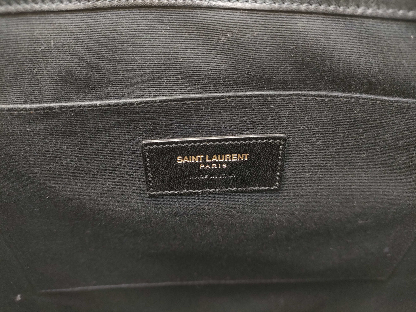 Yves Saint Laurent V-stitch clutch bag clutch bag