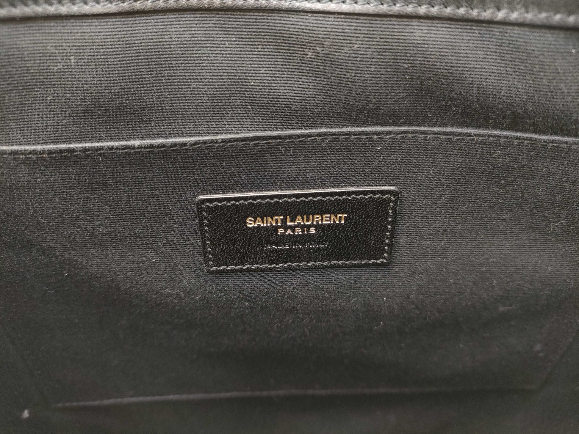 Yves Saint Laurent V-stitch clutch bag clutch bag