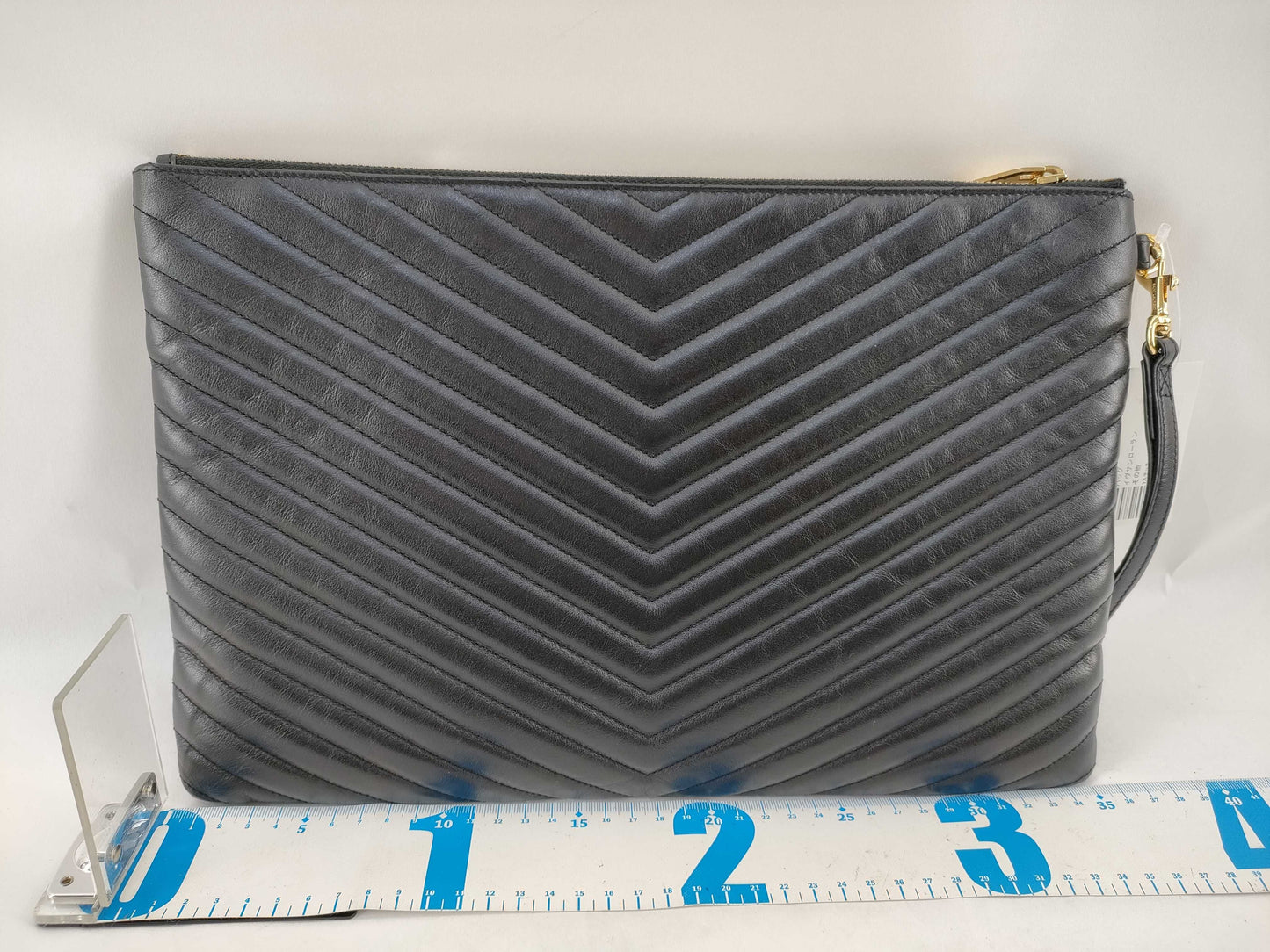 Yves Saint Laurent V-stitch clutch bag clutch bag